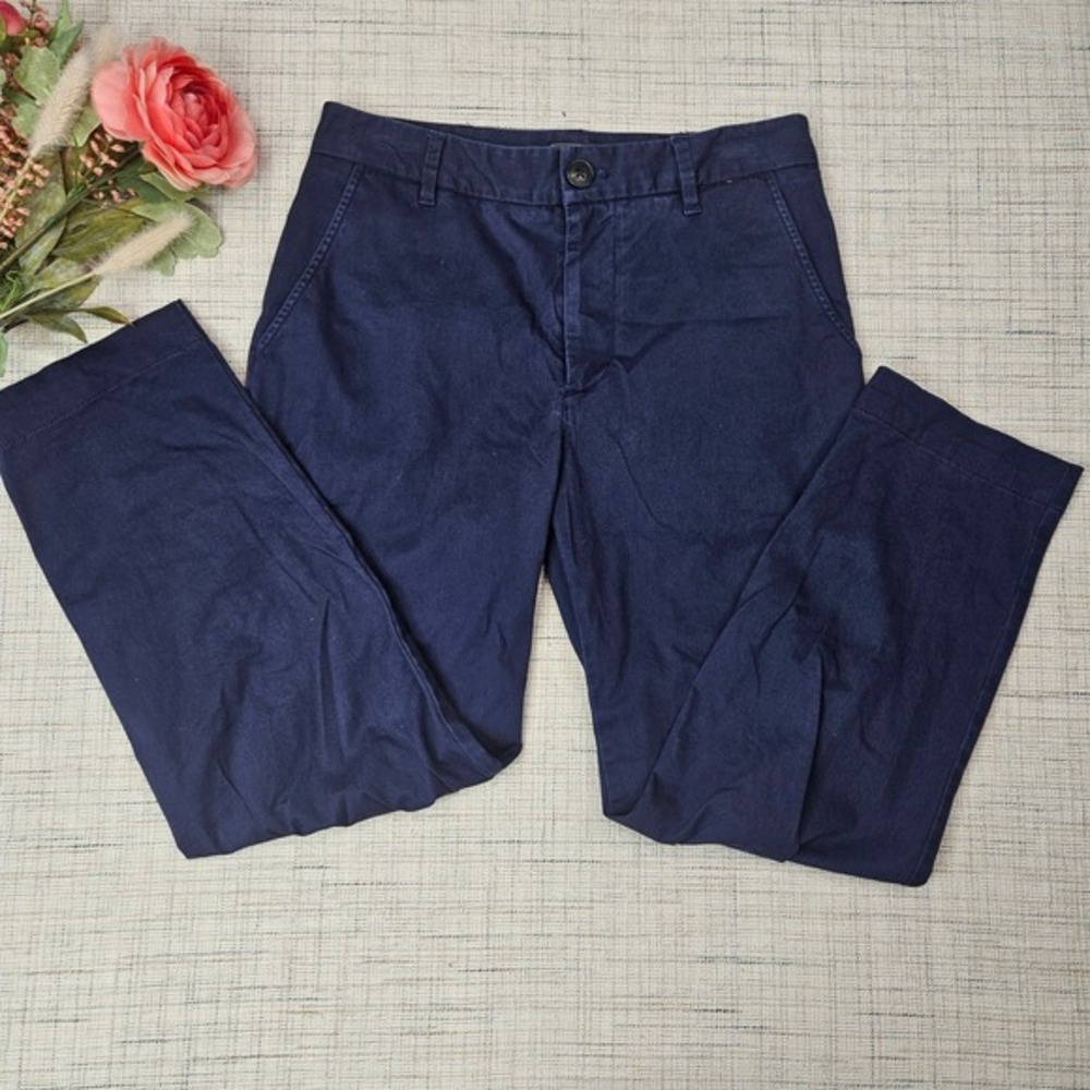 Vineyard Vines Cropped Pants Chinos Navy Blue Casual Career Women's Size 4
